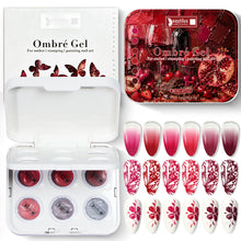 Load image into Gallery viewer, Ombre Nail Art Pallete HEMA & TPO Free