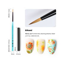 Load image into Gallery viewer, Pro Nail Art Brushes
