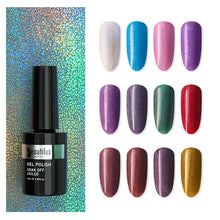 Load image into Gallery viewer, Holographic Glitter Gel Polish