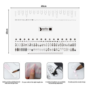 Silicone Nail Practice Mat