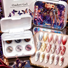 Load image into Gallery viewer, Ombre Nail Art Pallete HEMA &amp; TPO Free
