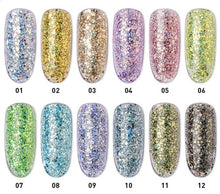 Charger l&#39;image dans la galerie, Diamond Rainbow Glitter Gel Polish
