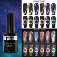 Load image into Gallery viewer, Reflective Diamond Cat Eye Gel Polish
