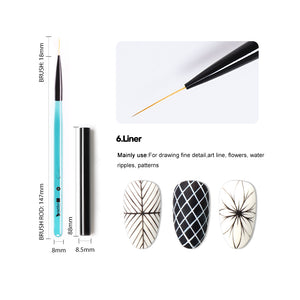 Pro Nail Art Brushes