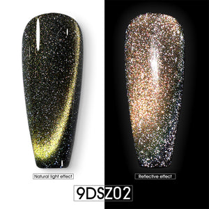 Reflective Diamond Cat Eye Gel Polish