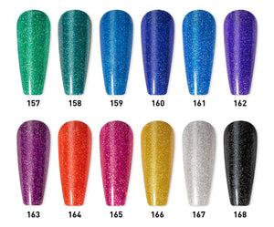 Rainbow Glitter Gel Polish