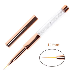 Liner Brush 11mm Brush Rose Gold Crystal