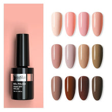 Load image into Gallery viewer, Nude/Brown Series Gel Polish
